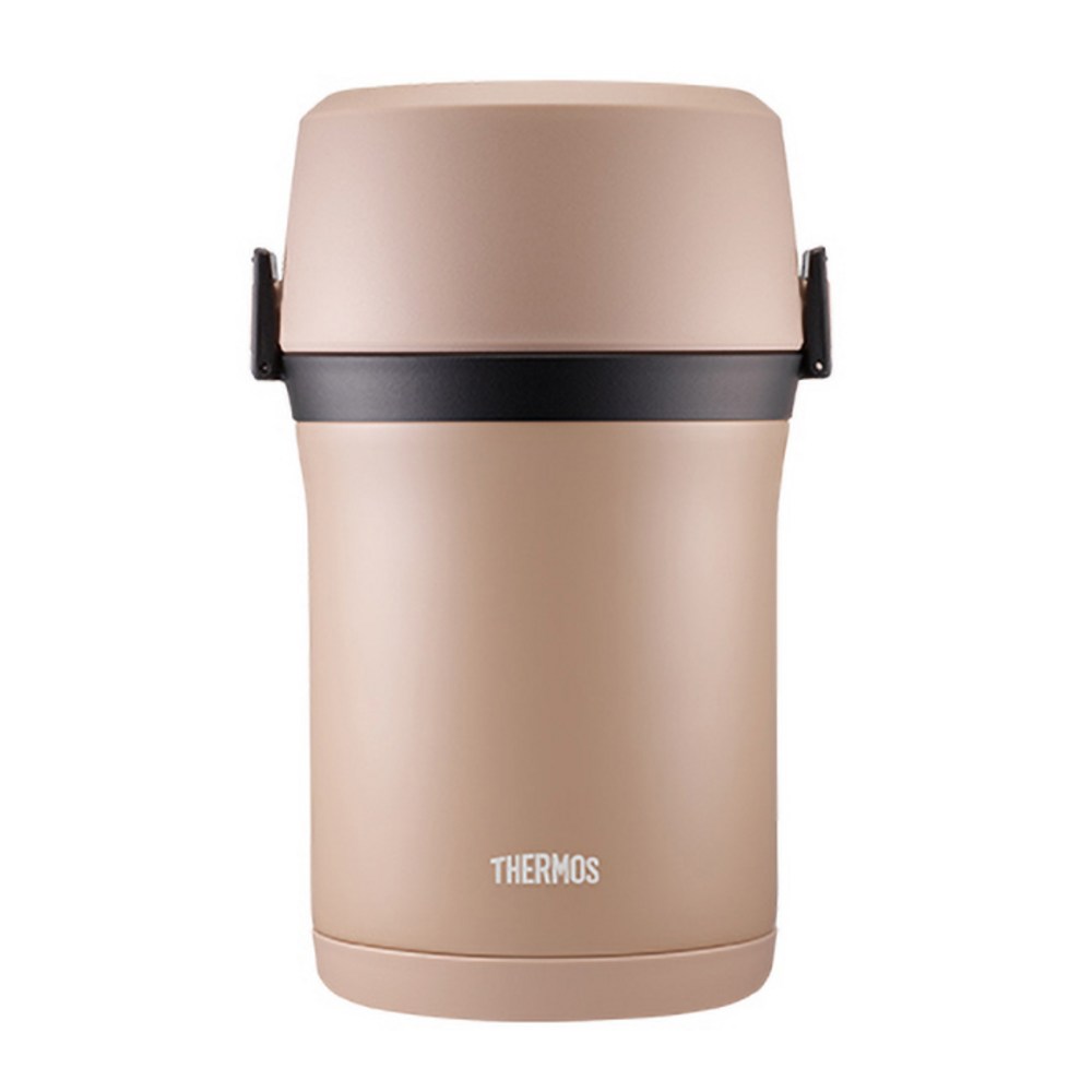 따뜻한 도시락의 든든한 동반자, 써모스 일체형 대용량 보온도시락 + 보온백 세트