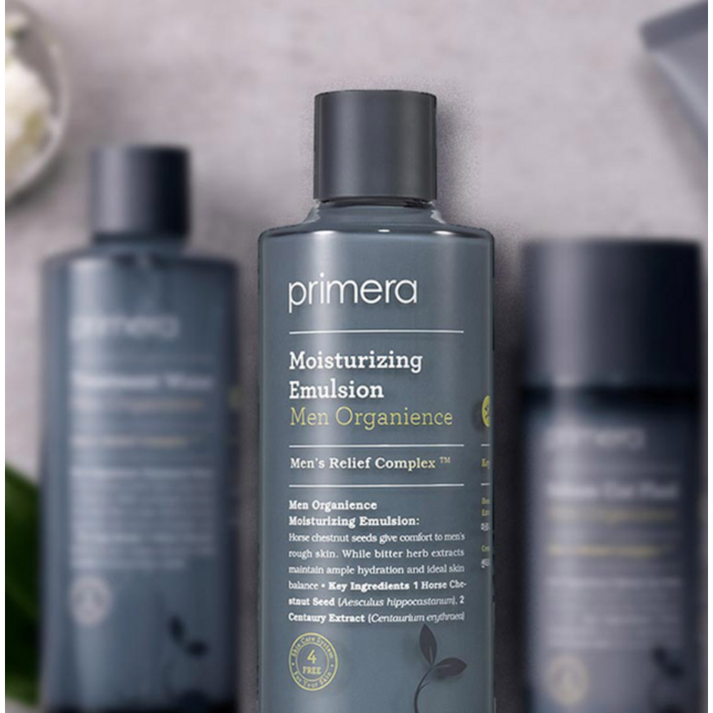 프리메라 맨 오가니언스 스페셜 2종 세트로 피부 관리의 새로운 수준을 경험하세요