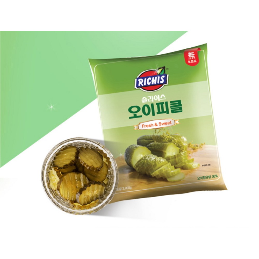 아삭함이 선사하는 미식의 즐거움, 리치스 슬라이스 오이피클