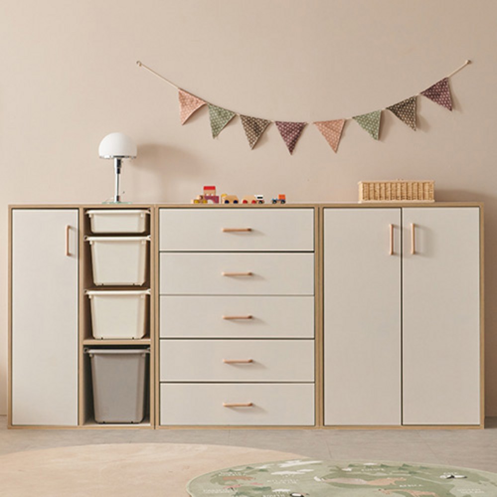 퍼닉에스엠 아임 800 5단 서랍장 + 800 옷장 + 720 교구장 세트 리뷰 베이비장