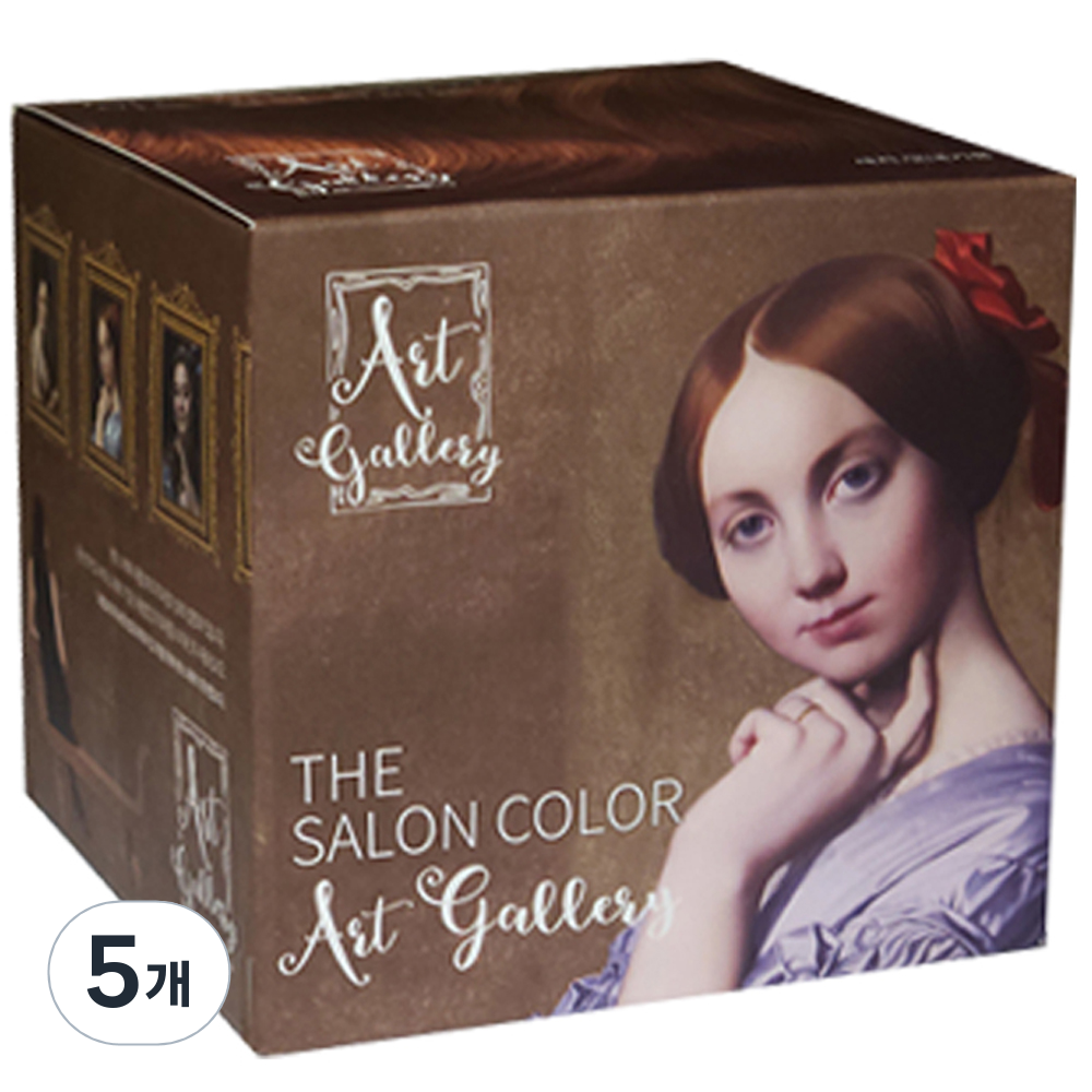 아트갤러리 더 살롱 컬러 염색제, 아트초코브라운, 2개