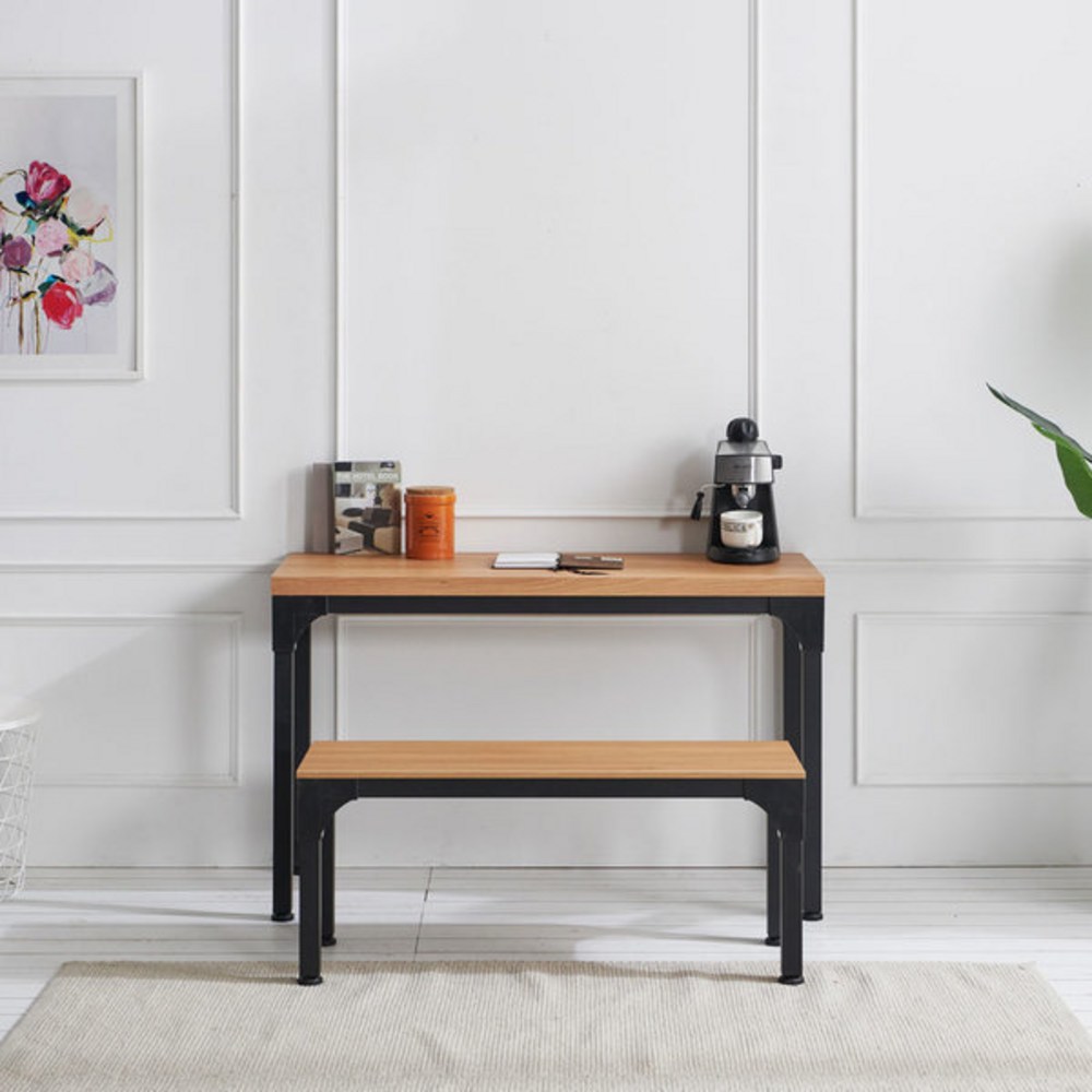 모던 감성, 가성비 갑! 한스리빙 우든스틸 테이블로 공간을 디자인하세요.