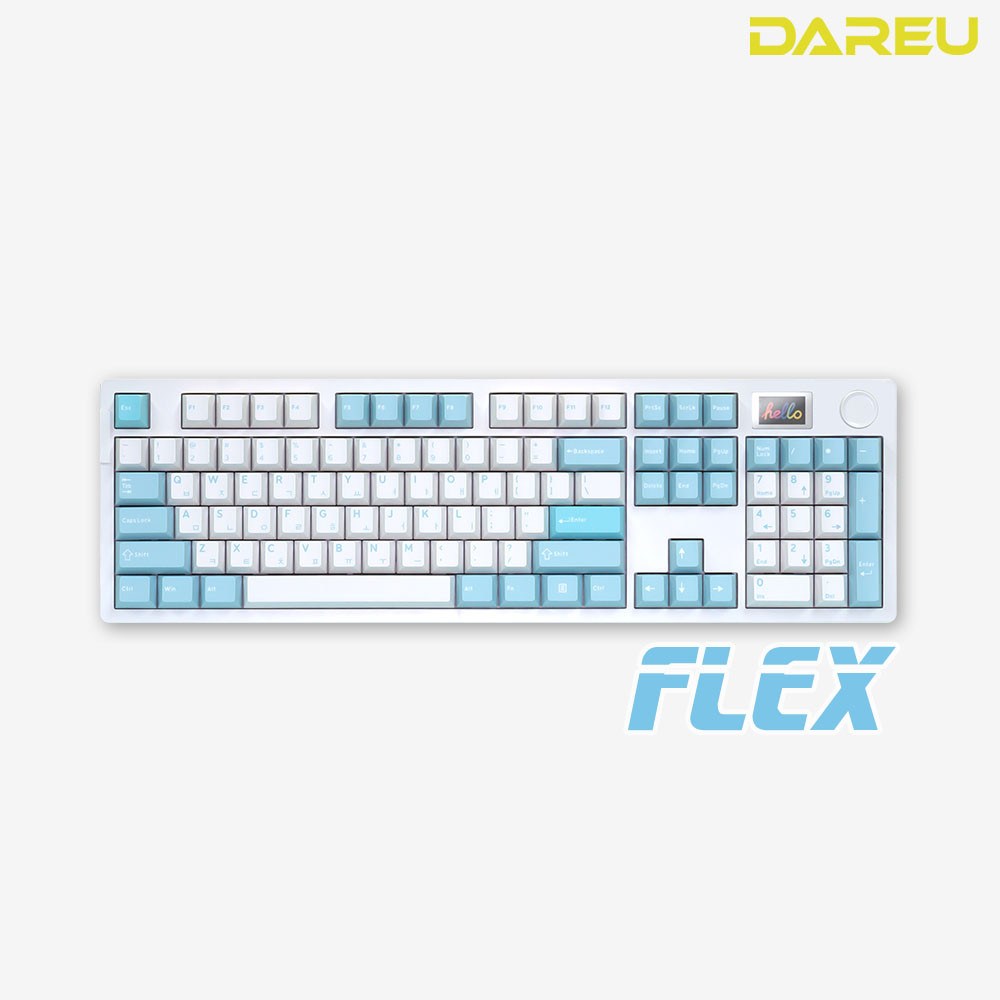 다얼유 A104 PRO FLEX 퀵스왑 가스켓 유무선 기계식 키보드 리뷰 다얼유a104pro