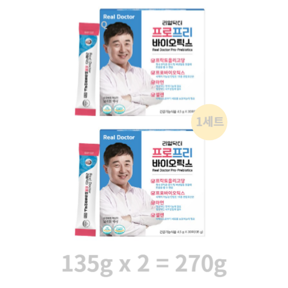 리얼닥터 프로프리 바이오틱스 복합유산균, 135g, 2개