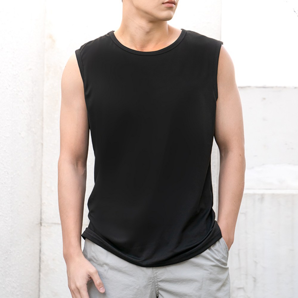 남성을 위한 편안함과 스타일의 완벽한 조화: 밸런스101 무지 스포츠 나시