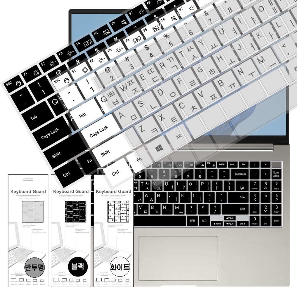 삼성 NT950XGQ-A51A 노트북 키보드 키스킨 갤럭시북2 프로 SE 15.6인치 키커버 덮개, 1개, 블랙