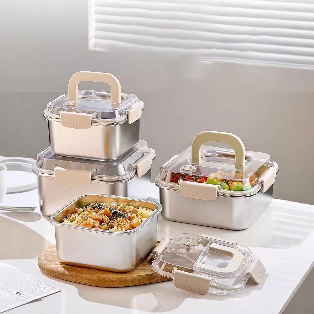 당신의 식탁을 가장 깨끗하고 건강하게 지켜줄 DS 핸디형 스테인리스 밀폐용기!