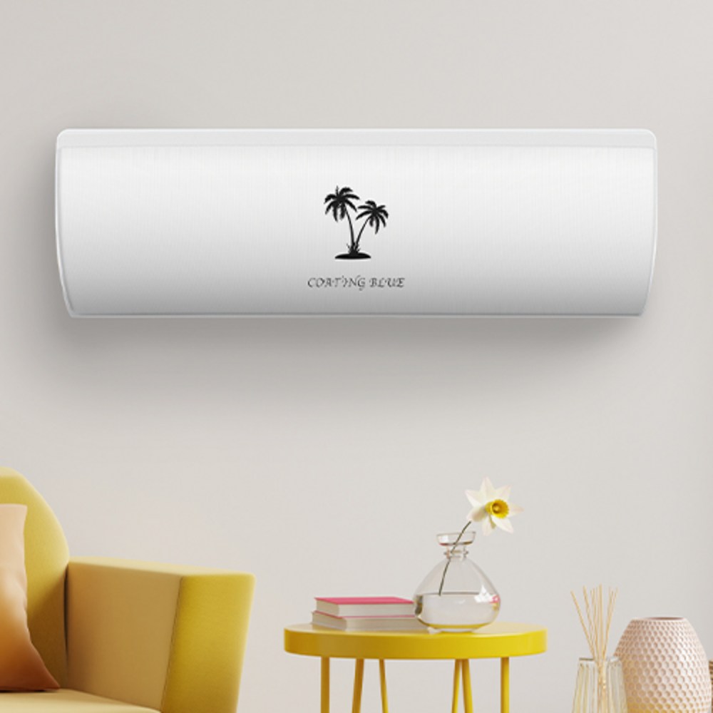 우아함과 실용성을 겸비한 코팅블루 암막 유럽풍 에어컨 커버로 공간에 아름다움을 더하세요.