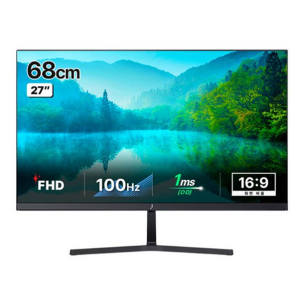 주연테크 FHD 100Hz 모니터, 68cm, V27FX(무결점)