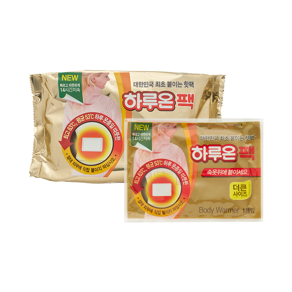 하루온 국내생산 붙이는 핫팩 50g, 100개