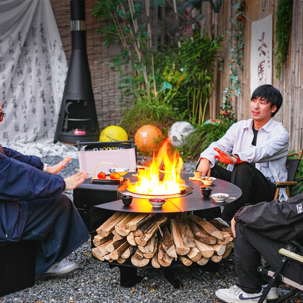 불꽃처럼 뜨거운 감성을 담아내는 온파이어 대형 숯불 화로대 테이블