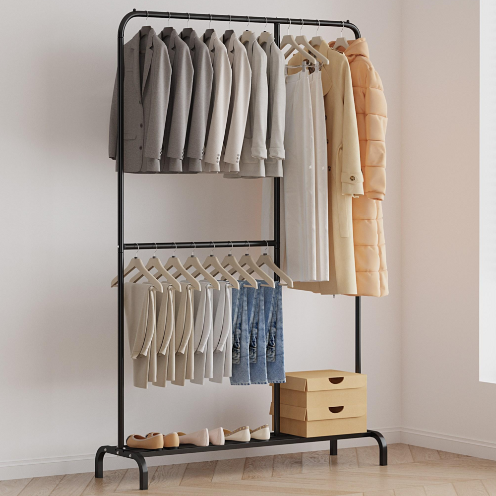 투에스리빙 철제 다용도 2단 스탠드 행거 리뷰 무볼트행거