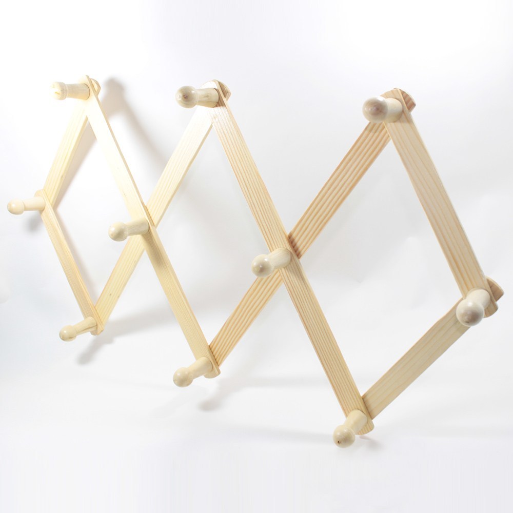 실용성과 미적 감각을 모두 갖춘 10구 자바라옷걸이