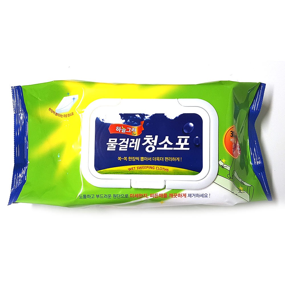 베이킹소다 물걸레청소포로 집안 깨끗하게