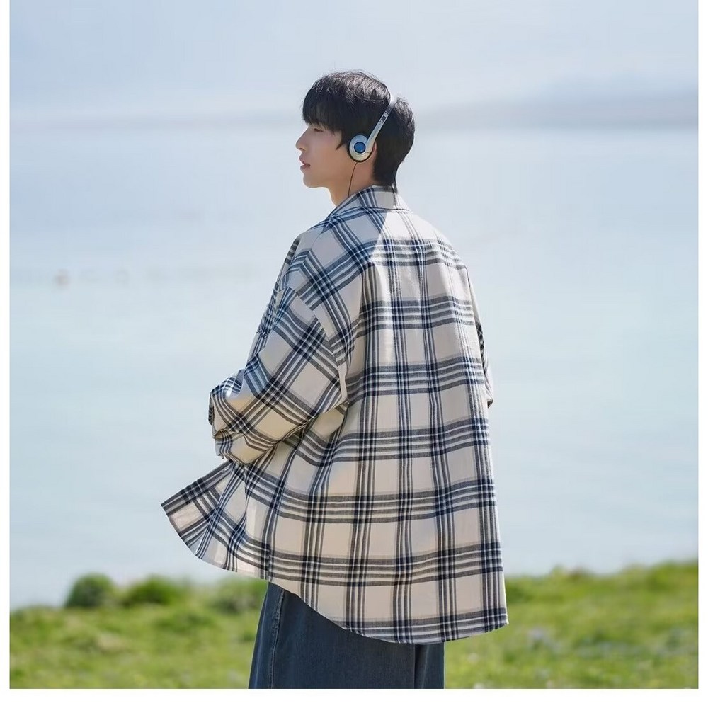 가을, 체크 남방으로 완성하는 남자의 품격!