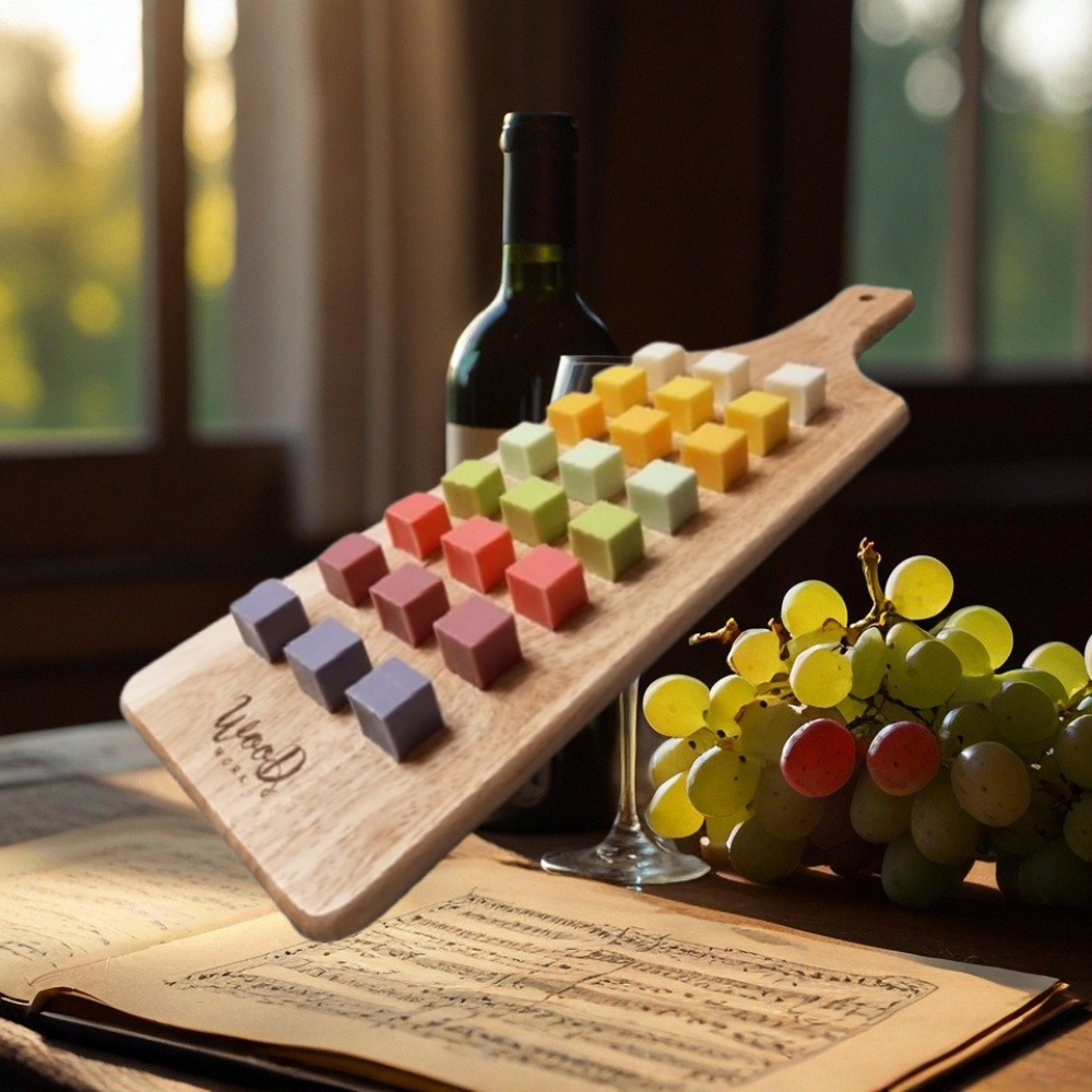 어린이와 안주 애호가를 위한 다채로운 큐브 과일치즈