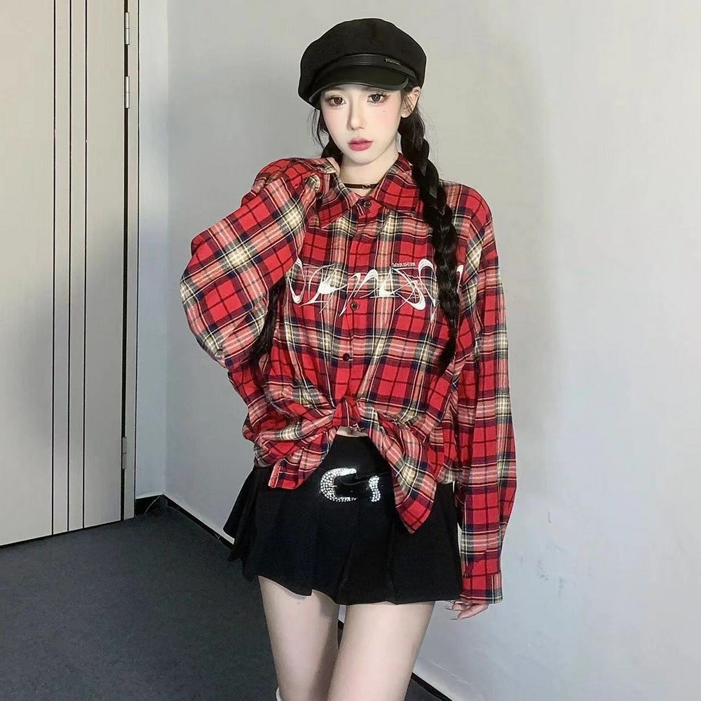 ANYOU 클래식 체크 셔츠로 완성하는 가을 스타일!