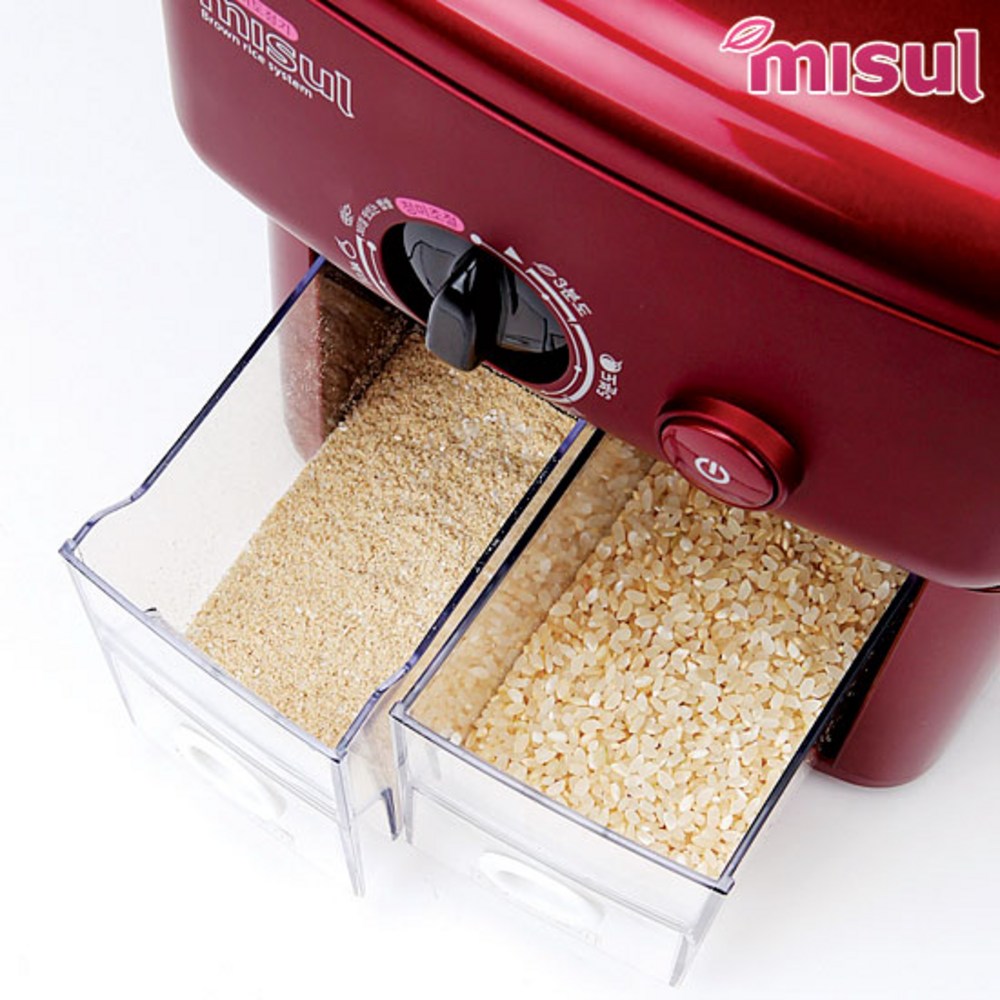 갓 도정한 쌀, 미설 정미기 FS-2000으로 시작하는 건강한 식탁!