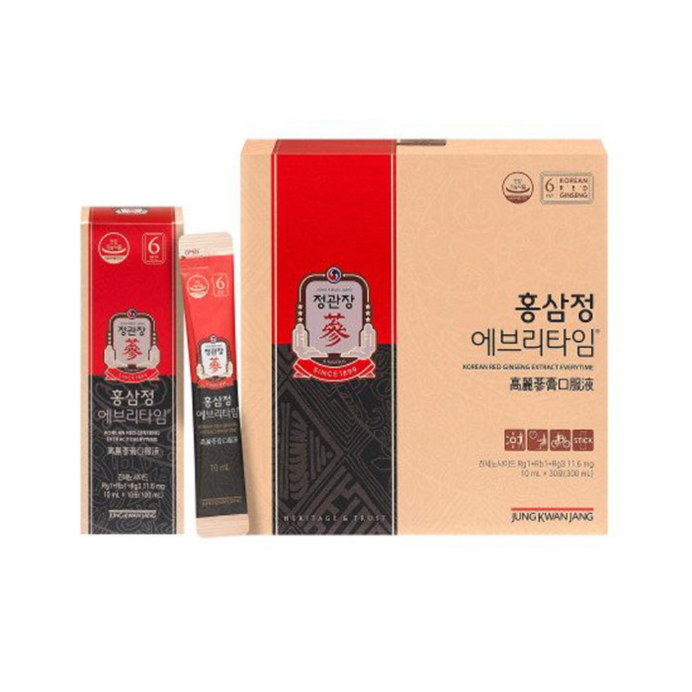 활력 넘치는 하루, 정관장 홍삼정 에브리타임으로 시작하세요!