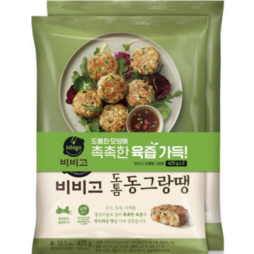 풍성한 맛과 간편함의 조화, CJ 비비고 도톰 동그랑땡으로 맛있는 식탁을 완성하세요!