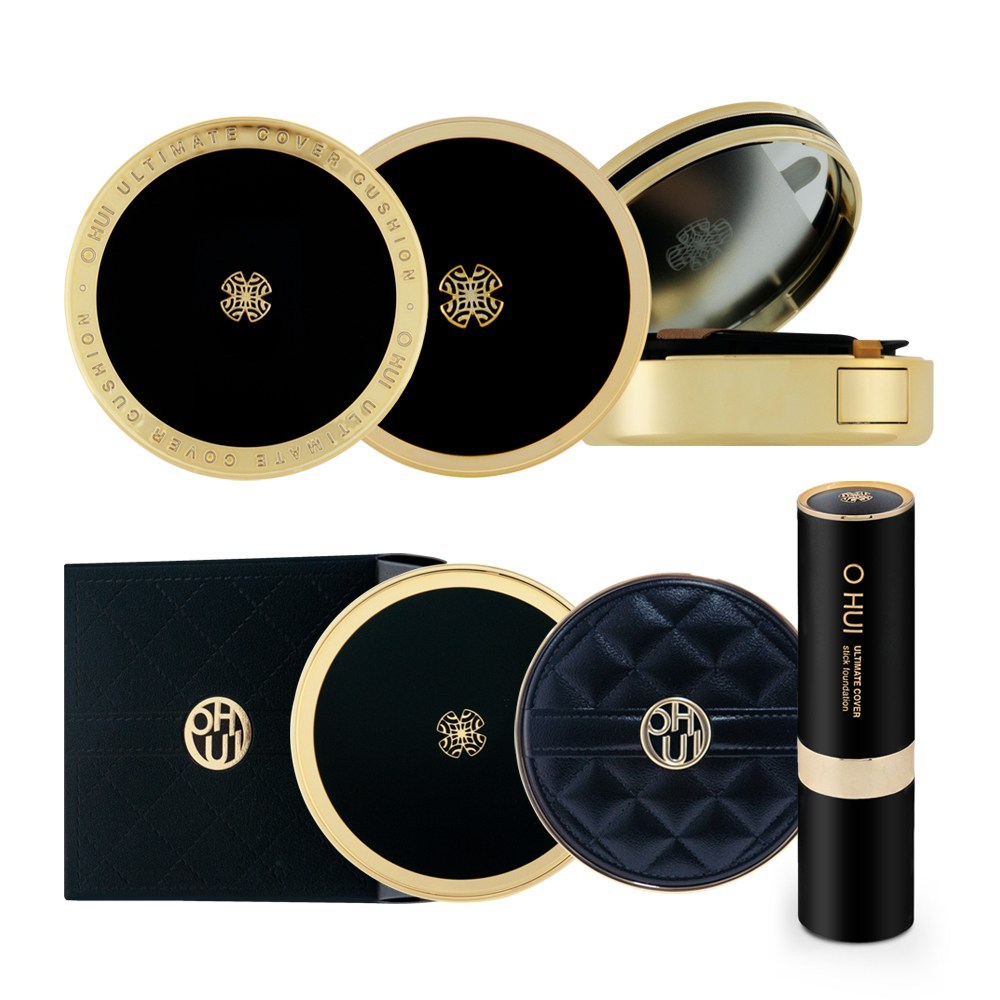 오휘 얼티밋 커버 쿠션 + 선 블랙: 격리력과 보호력을 한 번에