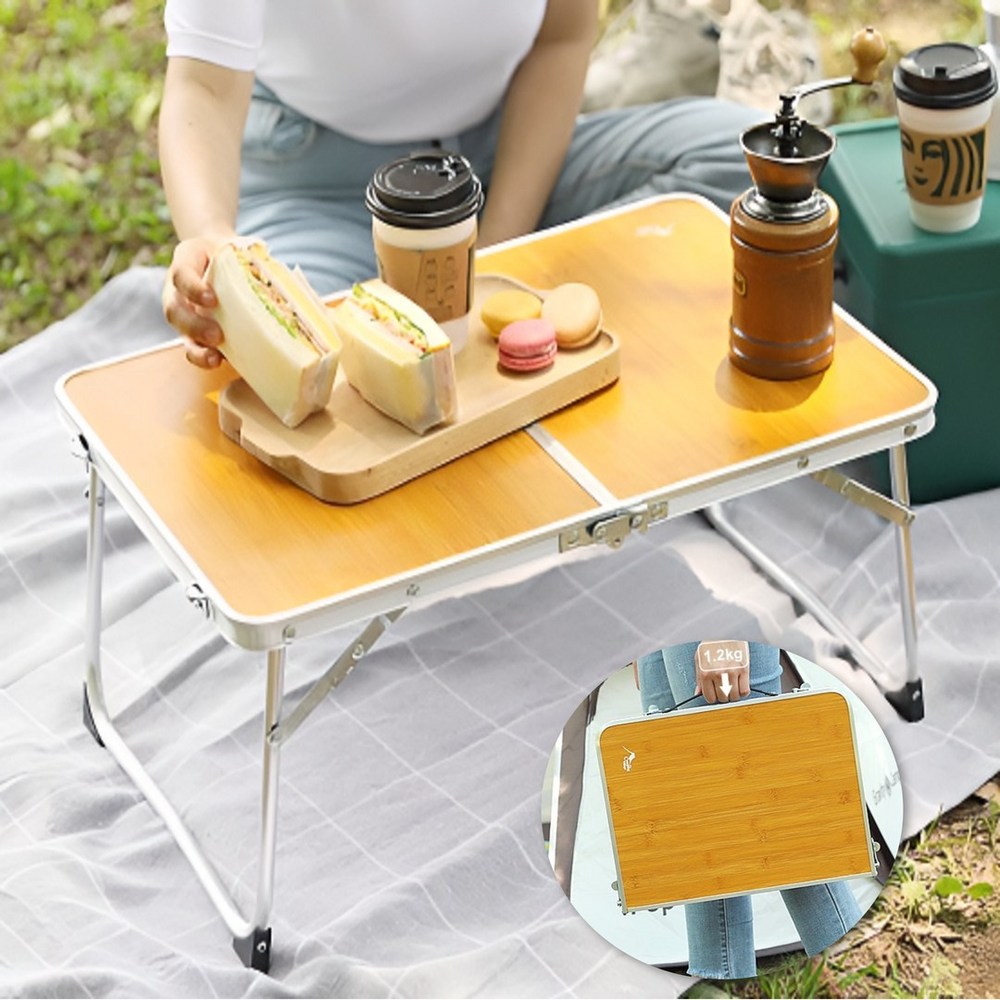 캠핑의 편의성 혁명: 리뉴엔스 접이식 테이블로 빠르고 가볍게 설정하세요!