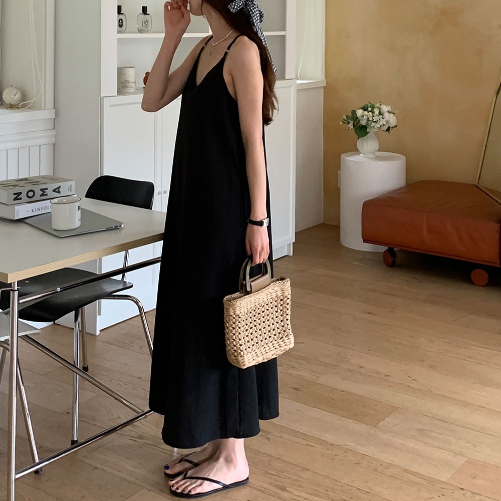 비소프 여성 블랙 롱 원피스 자켓 셋업 - 스타일과 실용성의 완벽 조화