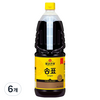 송표 몽고간장, 1.8L, 6개