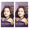 려 우아채 멋내기 새치크림, 커피브라운6C, 2개