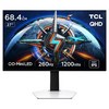 TCL QHD 260Hz QD-Mini LED HDR 1000 HFS 게이밍 모니터, 68.4cm, 27P3A