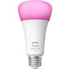 필립스휴 화이트 & 컬러 앰비언스 1600 루멘 LED 전구 13W 9290035388, 전구색, 1개