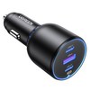 유그린 트리플 130W PD PPS QC 시거잭 멀티 차량용 고속충전기, CD293, 블랙