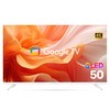 와이드뷰 4K UHD QLED 화이트에디션 구글 3 스마트TV, 127cm(50인치), QWGE50UT1, 스탠드형, 고객직접설치