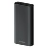 루메나 고속충전 보조배터리 20000mAh C타입, 차콜블랙, PQ20
