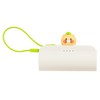 카카오프렌즈 볼캡 도킹형 20W 고속충전 보조배터리 5000mAh 애플8핀, 춘식이 아이보리