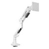 카멜마운트 싱글 게이밍 디자인 모니터 거치대 MPS1G, 화이트, 1개
