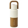 오슬로 플릭 텀블러, 아이보리 + 브라운, 380ml, 1개
