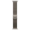 Apple 정품 애플워치 티타늄 밀레니즈 루프, 내추럴, 49mm, Large, 1개