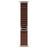 Apple 정품 애플워치 알파인 루프, 버건디 / 내추럴 티타늄, 49mm, Small, 1개