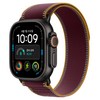 Apple 2026 애플워치 Ultra 4, 블랙, 49mm, GPS+Cellular, 버건디 트레일 루프, S/M