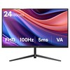 와이드뷰 FHD VA 100Hz 컴퓨터 사무용 모니터, 60cm, 24FHD100