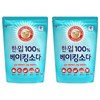 [비건라이프] 한입 100% 베이킹소다 알파 다목적세제, 2kg, 2개