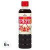 몽고간장 깊은맛 홍게간장 소스, 6개, 500ml