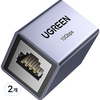 유그린 10Gbps 랜연장 젠더 키스톤 잭 커플러 RJ45, 혼합색상, 2개, 43mm
