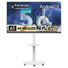 더함 4K UHD QLED 구글 5.0 이동식 120Hz 스마트TV 패키지, 165cm(65인치), UA651MINILED Google5.0 120Hz 2025C, 이동형 스탠드, 방문설치