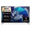 더함 4K UHD QLED MiniLED DLG 120Hz 로컬디밍 돌비 AI 구글 5.0 스마트 TV, 191cm(75인치), UA751MINILED Google5.0 120Hz 2025C, 벽걸이형, 방문설치