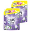 다우니 초고농축 7일지속 탈취파워 섬유유연제 화이트티와 릴리 리필, 4.1L, 2개