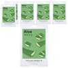 미샤 에어리 밀착 시트마스크 알로에, 1개입, 6개