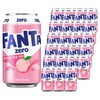 환타 제로 상큼 피치 탄산음료, 350ml, 24개