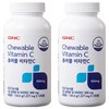 GNC 츄어블 비타민C 134.6g, 125정, 2개